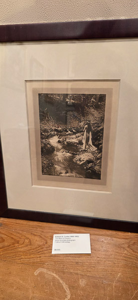 Canyon Road - Zaplin Lampert Gallery with Edward Curtis plates